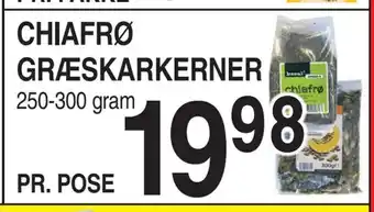 Chiafrø græskarkerner
