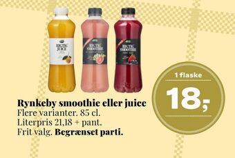 Dagli'Brugsen Rynkeby smoothie eller juice tilbud