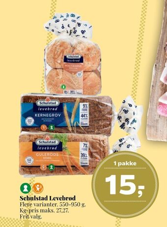 Dagli'Brugsen Schulstad levebrød tilbud