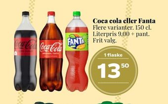 Dagli'Brugsen Coca cola eller fanta tilbud