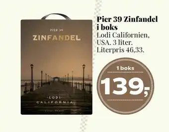 Dagli'Brugsen Pier zinfandel tilbud