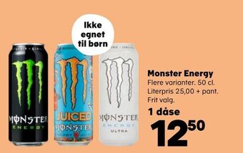 Kvickly Monster energy tilbud