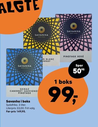 Kvickly Savanha i boks tilbud