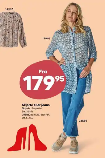 Kvickly Skjorte eller jeans tilbud