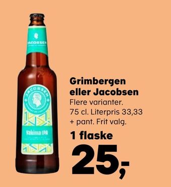 Kvickly Grimbergen eller jacobsen tilbud