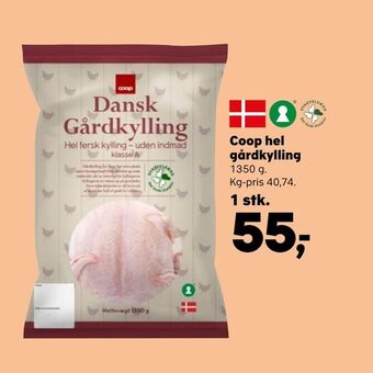 SuperBrugsen Coop hel gårdkylling tilbud