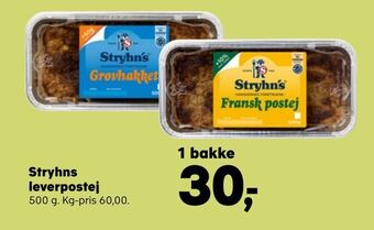 SuperBrugsen Stryhns leverpostej tilbud