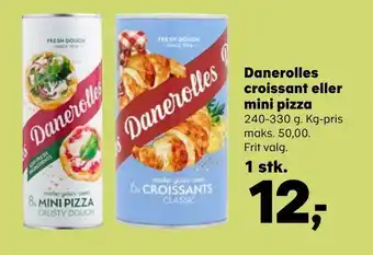 SuperBrugsen Danerolles croissant eller mini pizza tilbud