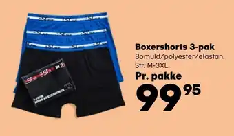 SuperBrugsen Boxershorts 3-pak tilbud