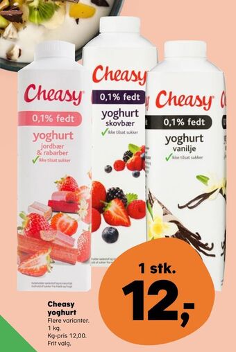 SuperBrugsen Cheasy yoghurt tilbud