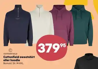 SuperBrugsen Cottonfield sweatshirt eller hoodie tilbud