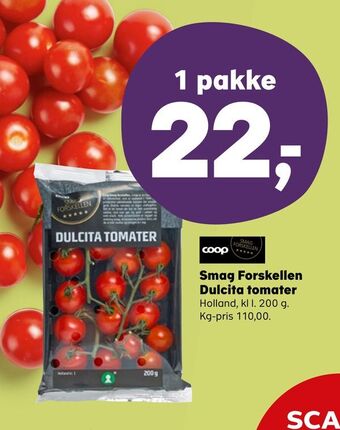 SuperBrugsen Smag forskellen dulcita tomater tilbud