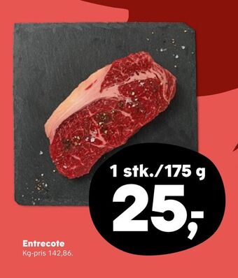 SuperBrugsen Entrecote tilbud