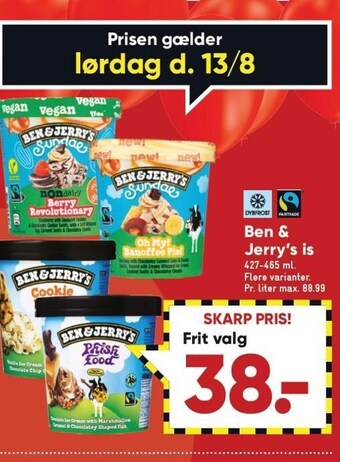 Bilka Ben & jerry's is tilbud