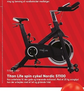 Bilka Titan life spin cykel nordic s1100 tilbud