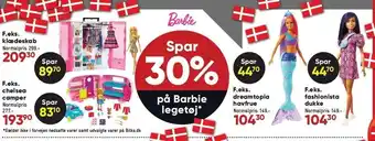 Spar 30% på barbie legetøj