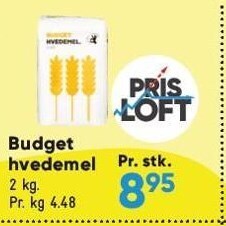 Bilka Budget hvedemel tilbud