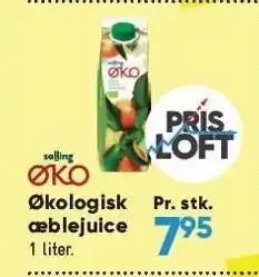 Bilka Salling øko æblejuice tilbud