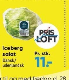 Bilka Iceberg salat tilbud