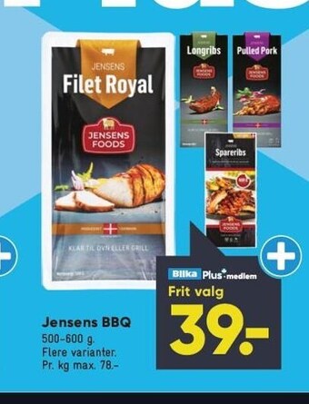 Bilka Jensens bbq tilbud