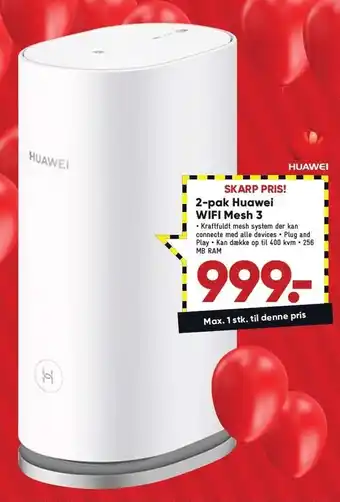 Bilka 2-pak huawei wifi mesh 3 tilbud