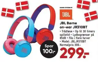 Bilka Jbl børne on-ear jr310bt tilbud