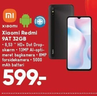 Bilka Xiaomi redmi 9at 32gb tilbud