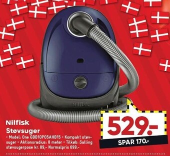 Bilka Nilfisk støvsuger tilbud