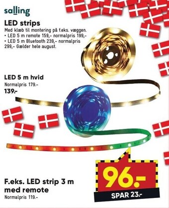 Bilka Led strips tilbud