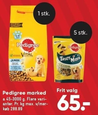 Bilka Pedigree marked tilbud