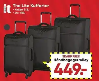 Bilka The lite kufferter - håndbagagetrolley tilbud