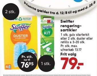 Bilka Swiffer rengøringsartikler tilbud