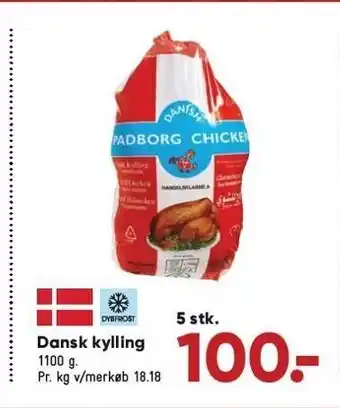 Dansk kylling 5 stk.