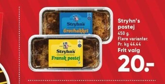 Bilka Stryhn´s postej tilbud