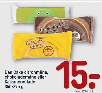 REMA 1000 Dan cake citronmåne, chokolademåne el. kajkageroulade tilbud