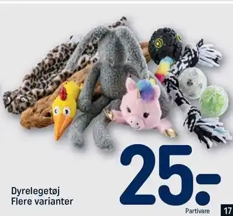 Dyrelegetøj