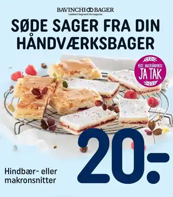 REMA 1000 Hindbær- el. makronsnitter tilbud