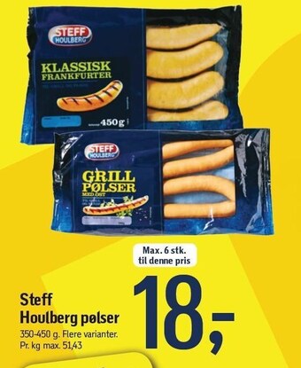Føtex Steff houlberg pølser tilbud