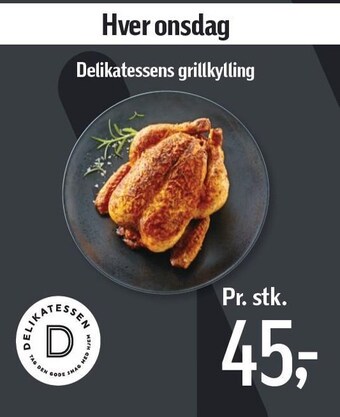 Føtex Delikatessens grillkylling tilbud