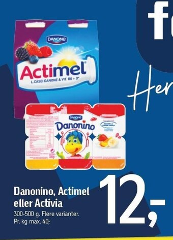 Føtex Danonino, actimel el. activia tilbud