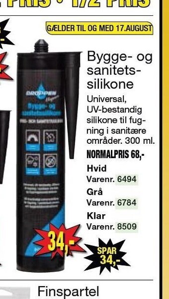 Harald Nyborg Bygge- og sanitetssilikone tilbud