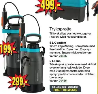 Harald Nyborg Tryksprøjte 5l comfort el. 5l plus tilbud