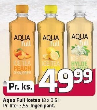 Fleggaard Aqua full icetea tilbud