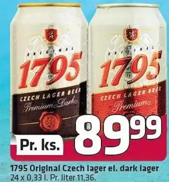 Fleggaard 1795 original czech lager eller dark lager tilbud