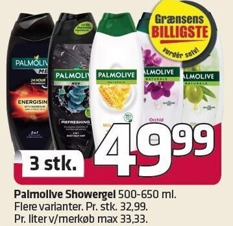 Fleggaard Palmolive showergel 3 stk. tilbud