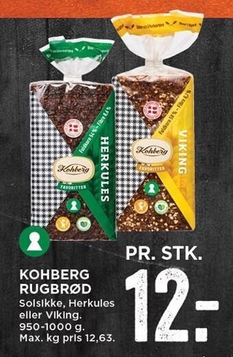 MENY Kohberg rugbrød tilbud