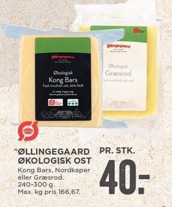 MENY Øllingegaard økologisk ost tilbud