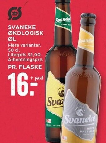 MENY Svaneke økologisk øl tilbud