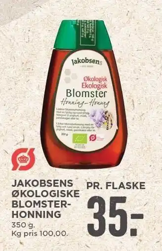 MENY Jakobsens økologiske blomsterhonning tilbud