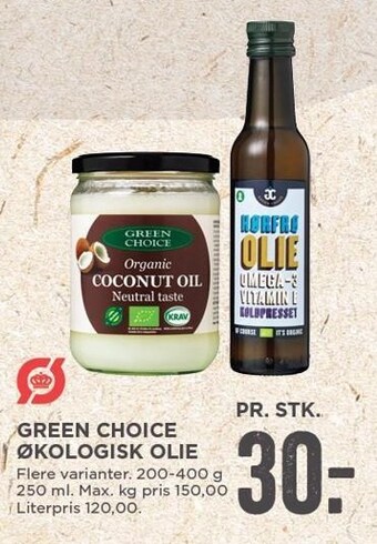 Green choice økologisk olie